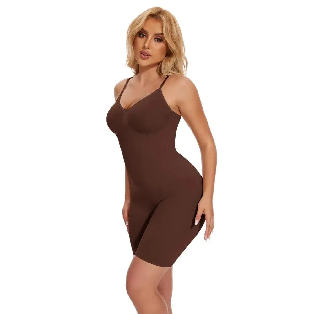 BODY MARRON SCULPTANT ET GAINANT FEMME
