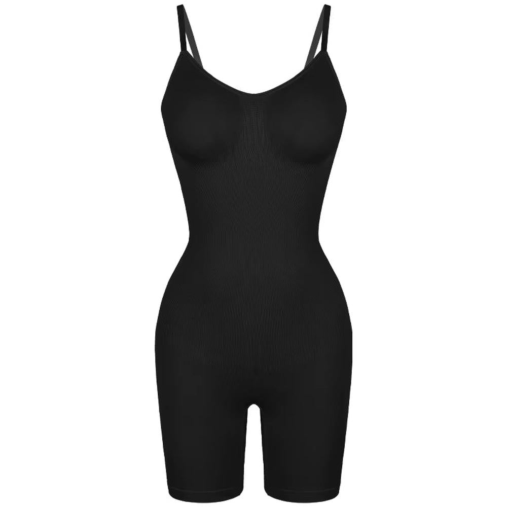 BODY NOIR SCULPTANT ET GAINANT FEMME