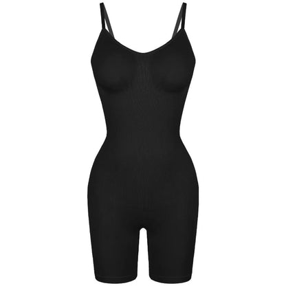 BODY NOIR SCULPTANT ET GAINANT FEMME