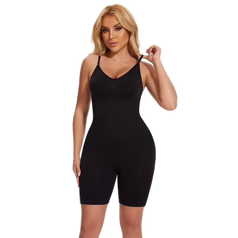 BODY NOIR SCULPTANT ET GAINANT FEMME