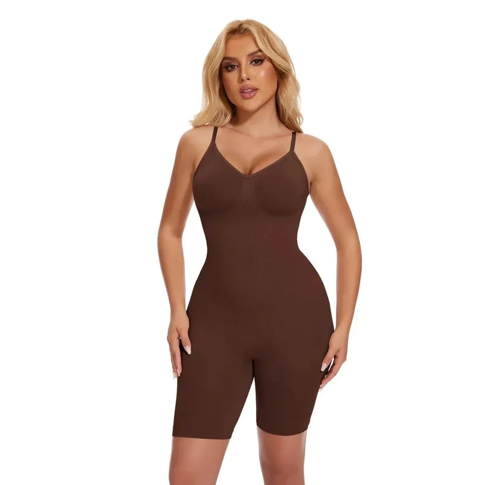 BODY MARRON SCULPTANT ET GAINANT FEMME
