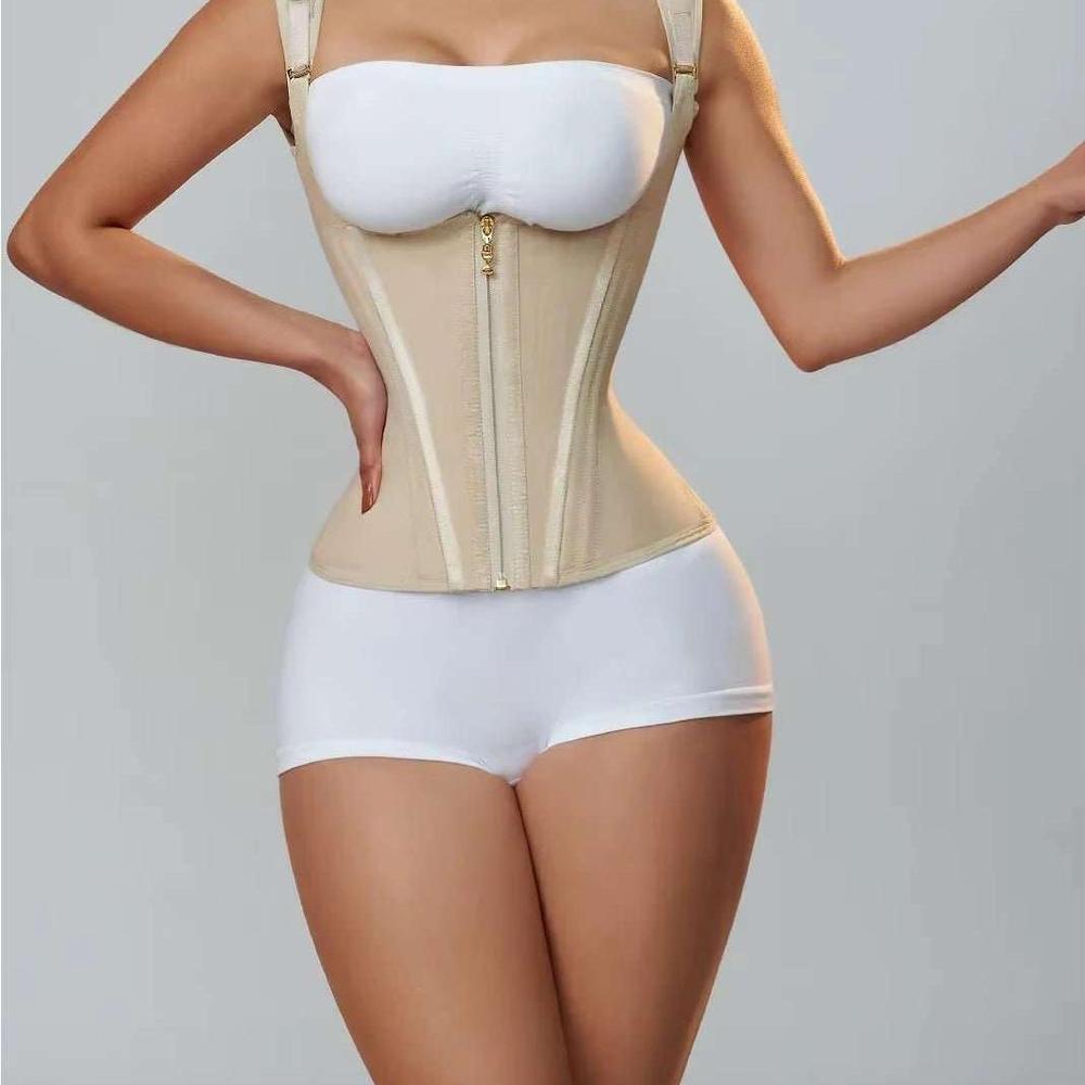 CORSET BEIGE BUSTIER MINCEUR POUR FEMME