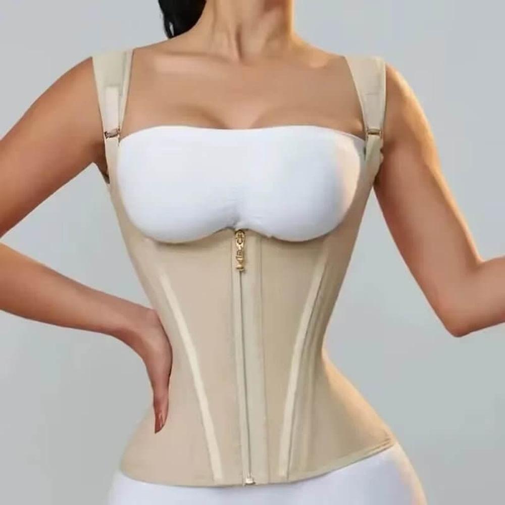 CORSET BEIGE BUSTIER MINCEUR POUR FEMME