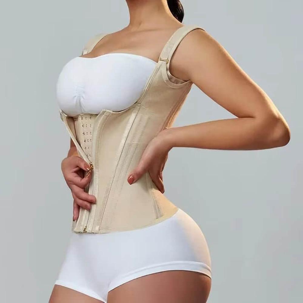 CORSET BEIGE BUSTIER MINCEUR POUR FEMME