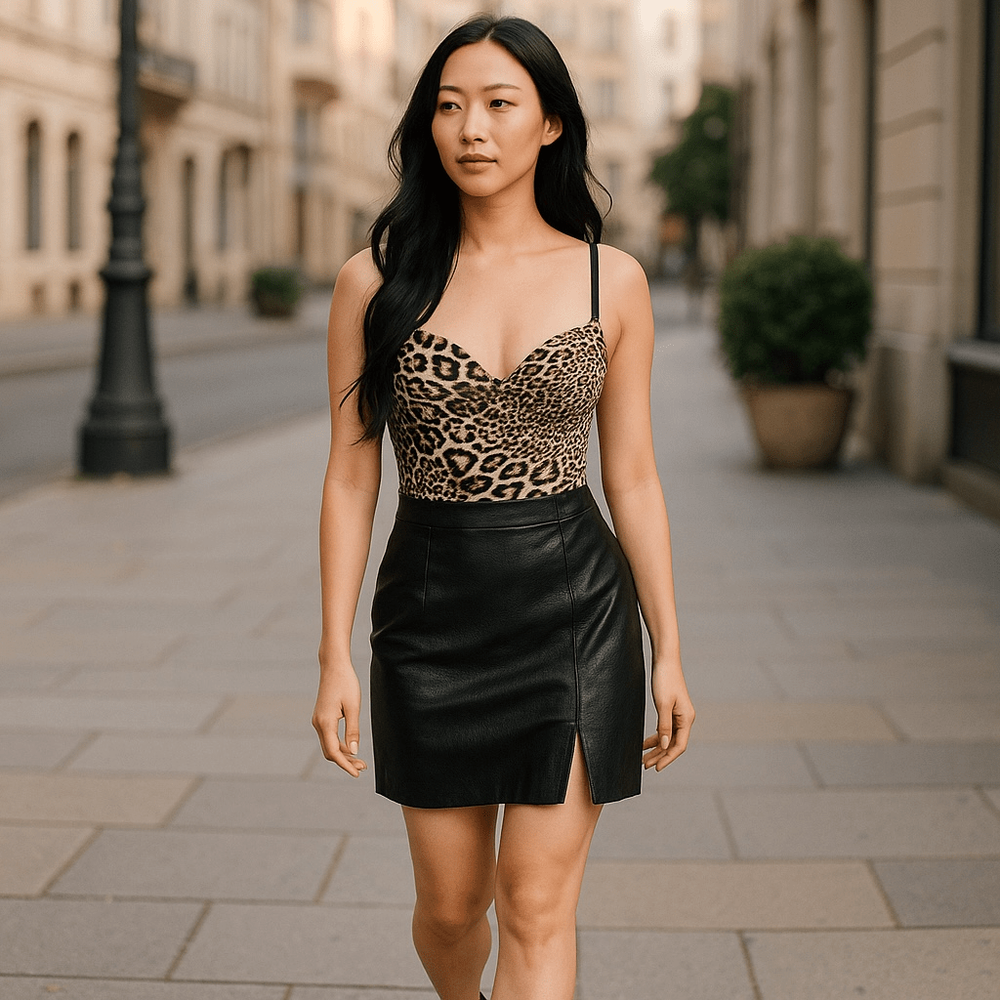CORSET LEOPARD GAINANT MAINTIEN INTENSE