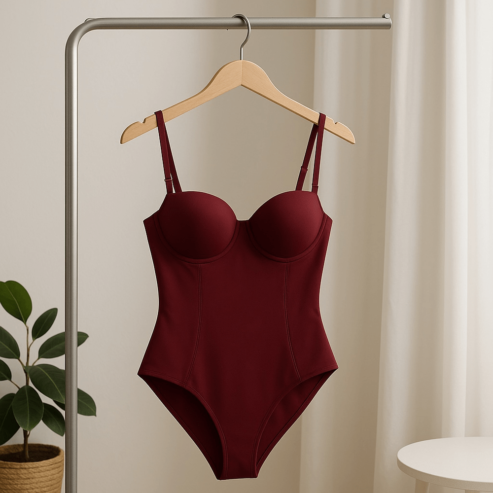 CORSET ROUGE GAINANT MAINTIEN INTENSE