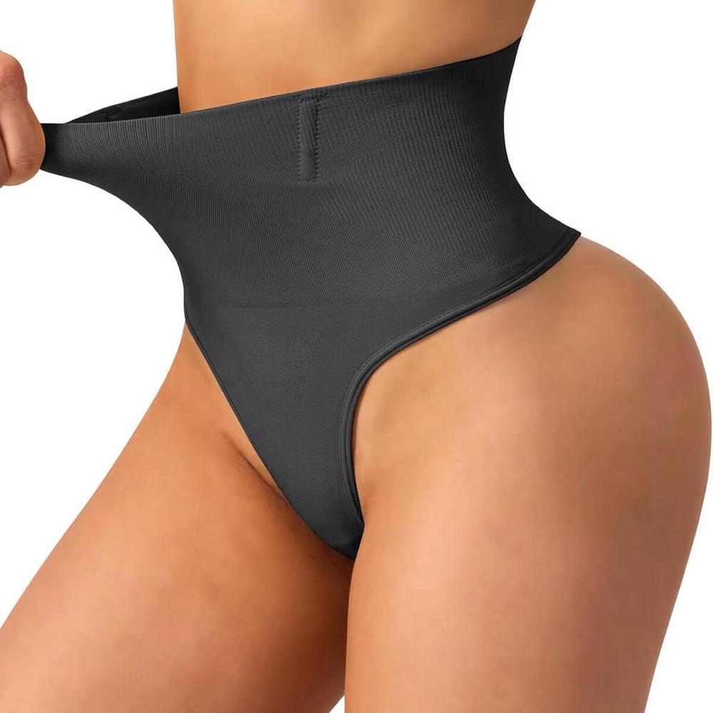 CULOTTE NOIR TAILLE HAUTE ET SEXY FEMME