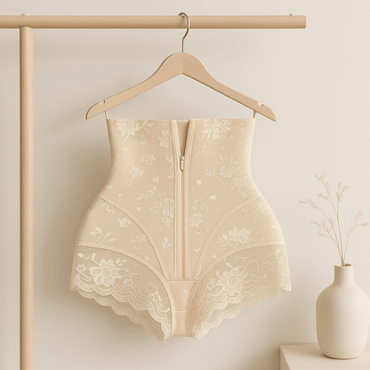GAINE BEIGE AMINCISSANTE FEMME AVEC ZIP