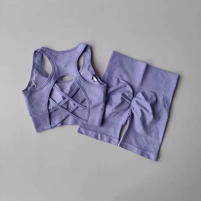 GAINE VIOLET COMPRESSION VENTRE PLAT FEMME