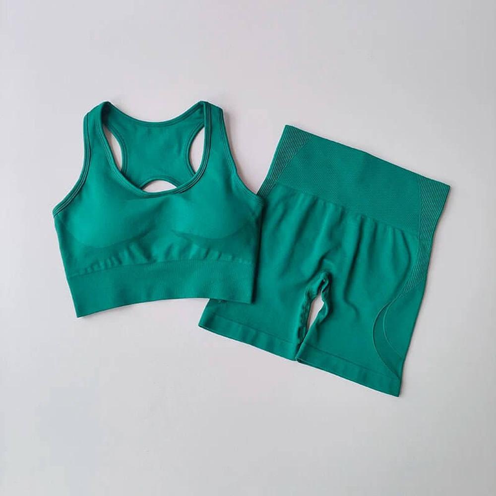 GAINE VERT COMPRESSION VENTRE PLAT FEMME