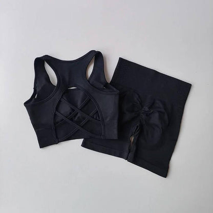 GAINE NOIR COMPRESSION VENTRE PLAT FEMME