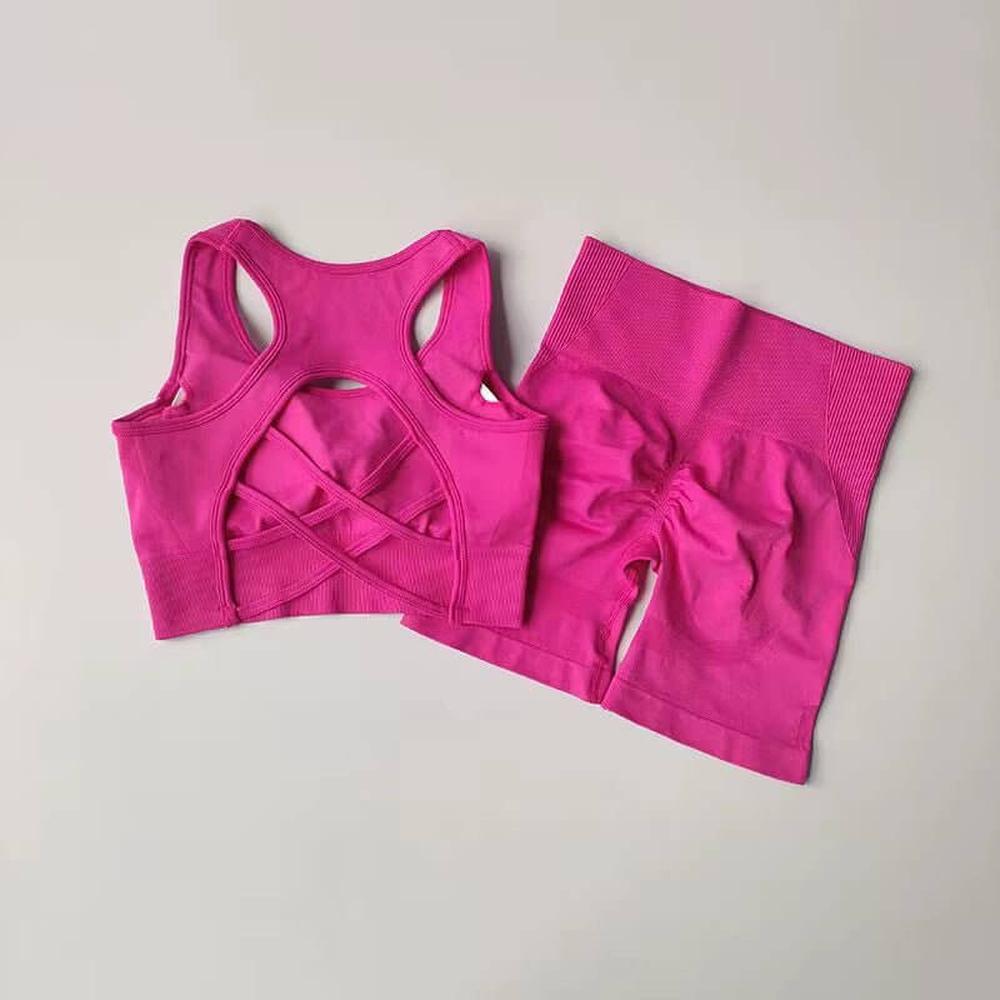 GAINE ROSE COMPRESSION VENTRE PLAT FEMME