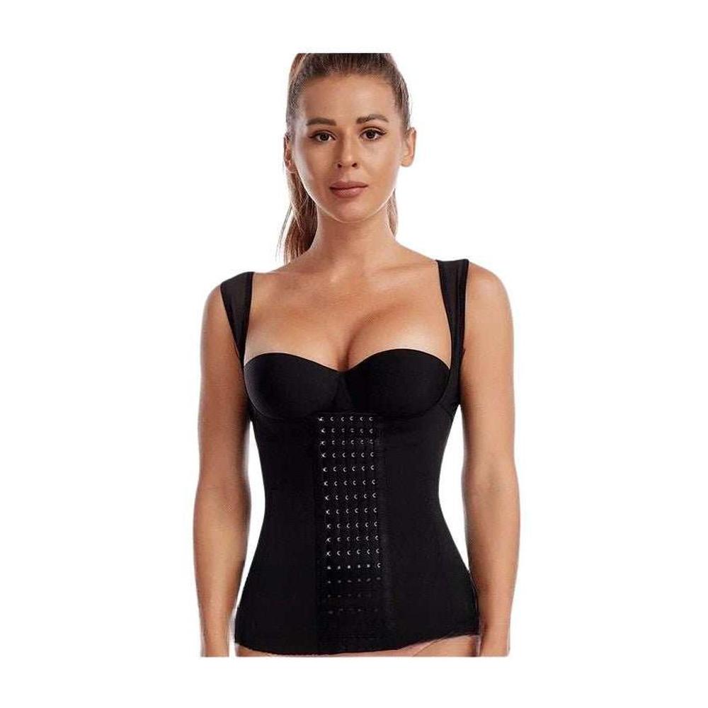 GAINE NOIR MINCEUR A BRETELLES FEMME