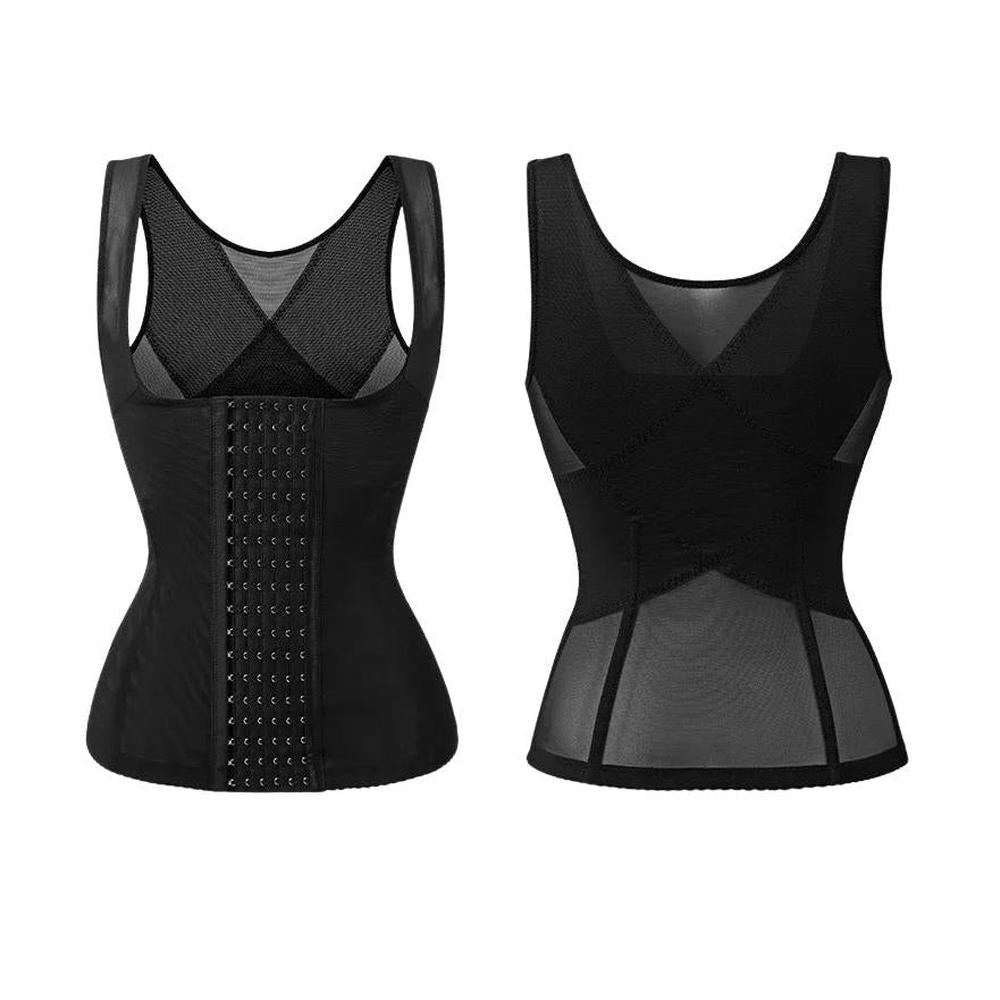 GAINE NOIR MINCEUR A BRETELLES FEMME