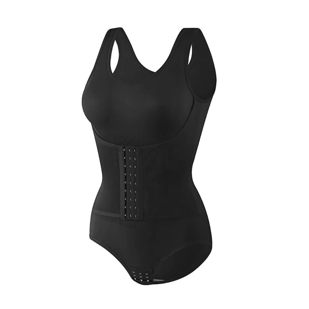 GAINE NOIR MINCEUR A BRETELLES POUR FEMME